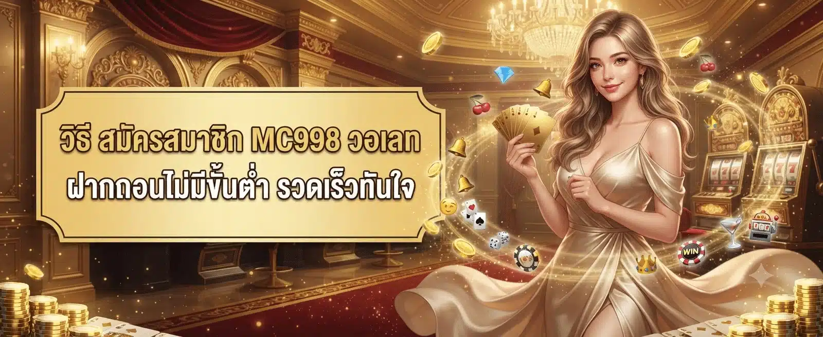 MC998 registration guide with no minimum deposit via True Wallet